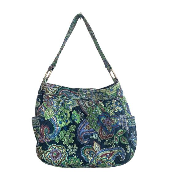 Retired Y2K Vera Bradley Blue Rhapsody Hobo Shoulder Bag - Picture 1 of 5